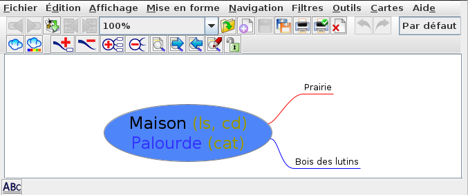 Exemple de plan en carte mentale